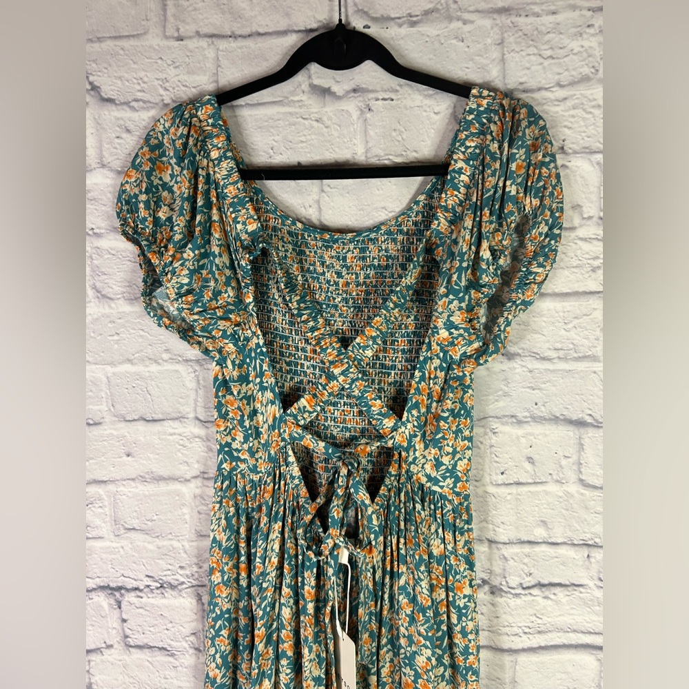 Heyson Floral Maxi Dress With Beautiful Back Detail- NWT - Picture 5 of 10